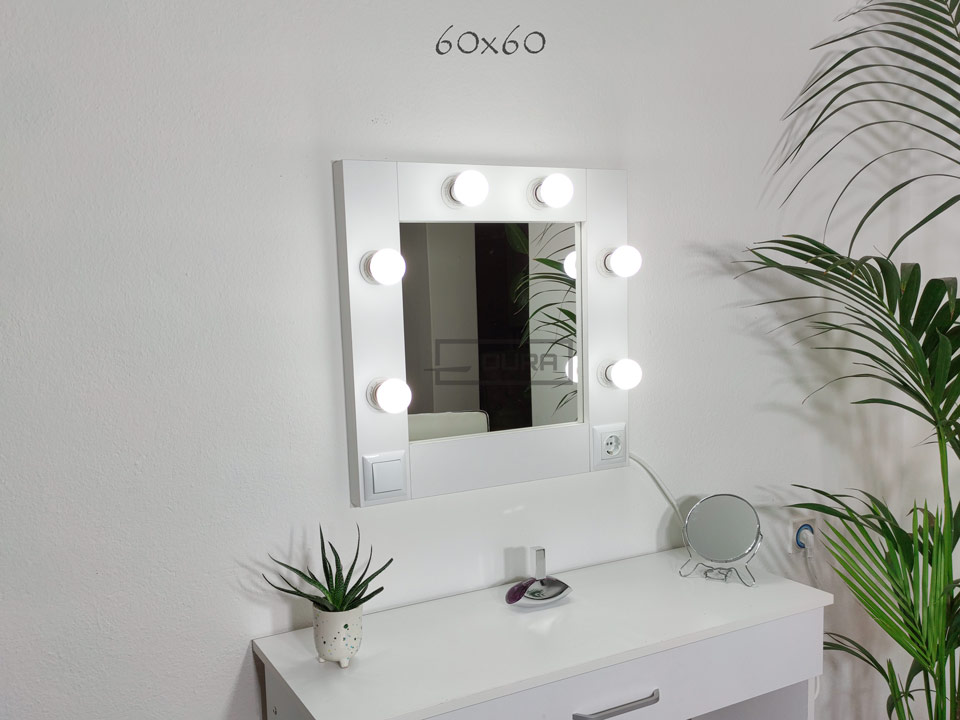 9-60x60-Ogledalo-za-šminkanje-sa-ramom-sijalicama-kozmetičko-holivudsko-pozorišno-MakeUp-mirror-zrcalo